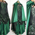 commande order costume green corset skirt spectacle my oppa creation 