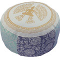 Meditationskissen rund luxus 15 cm tahantan peace -1