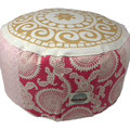 Meditationskissen rund luxus 15 cm beachy -1