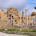 Volubilis - Ruine des römischen Tempels