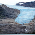 Blick auf den Engenbreen vom Gletschersee aus.