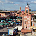 Marrakesch - Blick über den Djemma el Fna