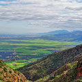 Von Asilal nach Marrakesch - Blick von den Ausläufern des Hohen Atlas in die Ebene