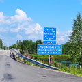Die Grenze zu Finnland - bis man den Namen des Flusses aussprechen kann dauert es etwas