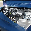 Morgan Roadster Sports Blue Motorraum