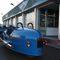 Morgan 3-Wheeler Kingfisher Blue Heck