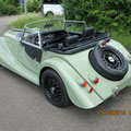 Morgan Plus 4 Willow Green Draufsicht