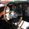 Morgan 4/4 zweifarbig Grün Lenkrad