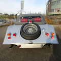 Morgan Roadster Speed Silver Heck