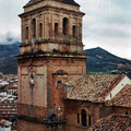 Torre de Santa María antes de la última restauración de la iglesia. Foto: Enrique Aguilera Baltanás.
