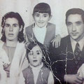 Familia de Francisco Expósito y Esperanza Martín, últimos campaneros de Santa María. Foto cortesía de la familia Expósito Martín.
