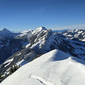 Auf dem Gipfelgrat