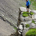 Steilaufstieg zum Col de Susanfe