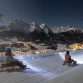 Ups!......Die gehören nicht zu uns: Winterstimmung bei Scuol.