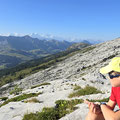Ausblick vom Schiff zu den Berner Alpen