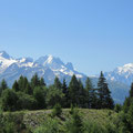 Blick zur Mont-Blanc-Gruppe