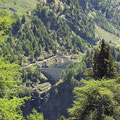 Tiefblick zum Lago di Carassina