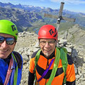 Auf dem Gipfel: Richi + Hans / Alpin-Team seit 50 Jahren