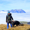 Sebastian + Tschorni - hinten der Pilatus