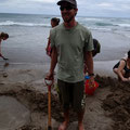 Hot water beach, Mat prêt à creuser