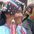 En costume traditionnel, représentante d'une tribu