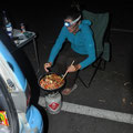 A Taupo, ratatouille by night
