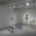 Hanging works by Naomi Okubo The works on the wall and floor by LuLu Meng Courtesy of GALLERY MoMo
