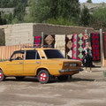 Lada la voiture de la Kirguizie