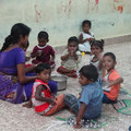 Acceuil d'enfants des rues de Pondicherry