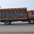 camion de poulets Inde