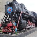 Transiberien relique d'une ancienne locomotive 