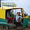 touk-touk : rickshaw à moteur en Inde