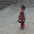 Petite fille au Sichuan en Chine