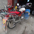 Moto chinoise au Sichuan ( Chine)