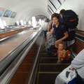 Moscou - chouette, des escalators!