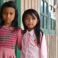 Petites filles au Nord Vietnam