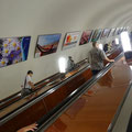 Moscou - chouette, des escalators!