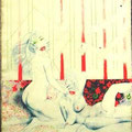 n.t. colored pencil,  signed,  1972, 59,2x41,8    sold