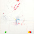 Kresba Barev, colored pencil, signed,1972, 58,7x 41,8    €  1.200