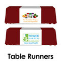 Table runners custom printed