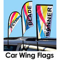 Car Wing Flag Teardrop Flags