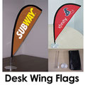 Desk Teardrop Flags