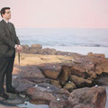 2010 "Golfer with jacket" oil/canvas, 51x38inches