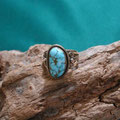 # 8 Turquoise [ Nevada ]  K14 Ring