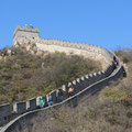 Ein Besuch der chinesischen Mauer darf natürlich nicht fehlen. Wie man sieht hatten wir tolles Wetter.
