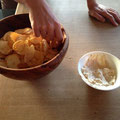 Chips mit dem berühmten Kiwi-Dip