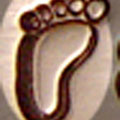 Babyfuß hohl links