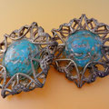 1940 filigrana con perla piatts in vetro "oro sommerso"  -art.296/3- SOLD OUT