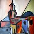 Neubrandenburg, Acryl auf Hartfaser, 2008