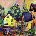 Mühle Gersdorf, Acryl auf Hartfaser, 2013